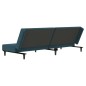 vidaXL Sofá cama de 2 plazas terciopelo azul vidaXL Sofá cama de 2 plazas terciopelo azul