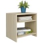 vidaXL Mesita de noche madera contrachapada roble sonoma 40x30x40 cm vidaXL Mesita de noche madera contrachapada roble sonoma 40x30x40 cm