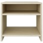 vidaXL Mesita de noche madera contrachapada roble sonoma 40x30x40 cm vidaXL Mesita de noche madera contrachapada roble sonoma 40x30x40 cm