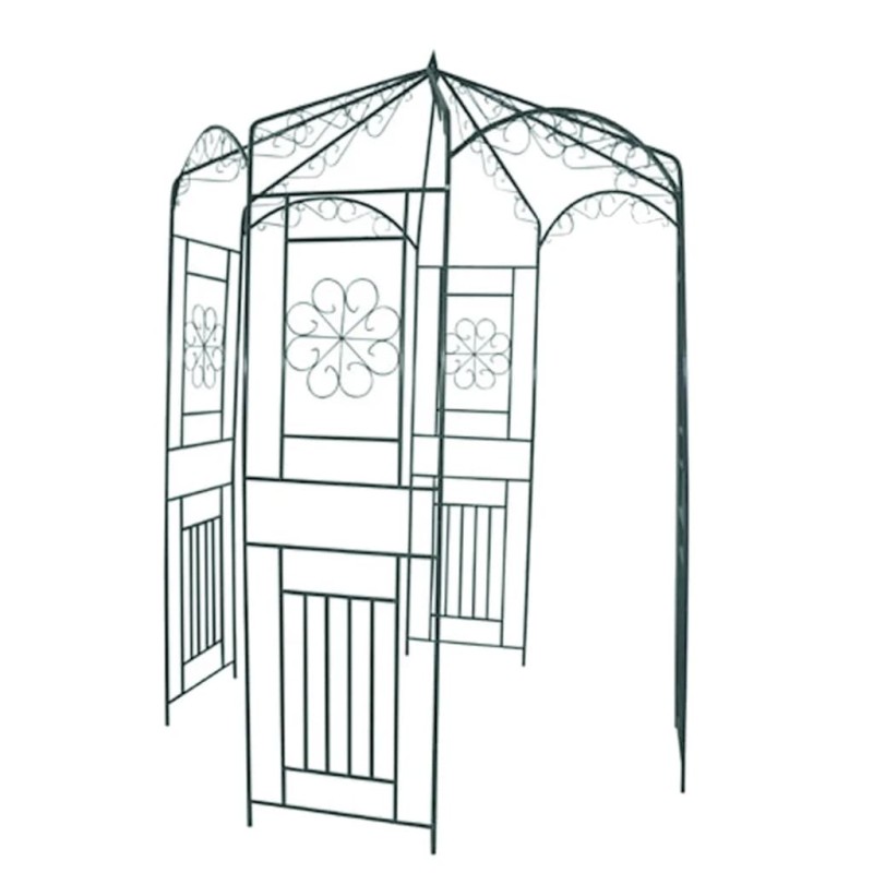 vidaXL Arco de jardín 250 cm verde oscuro vidaXL Arco de jardín 250 cm verde oscuro