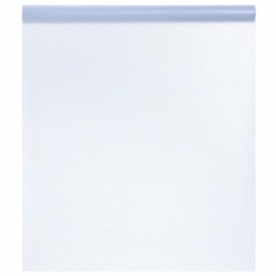 vidaXL Lámina de ventana esmerilada PVC gris transparente 45x2000 cm