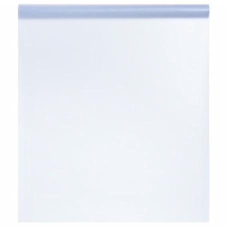 vidaXL Lámina de ventana esmerilada PVC gris transparente 45x2000 cm