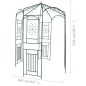 vidaXL Arco de jardín 250 cm verde oscuro vidaXL Arco de jardín 250 cm verde oscuro