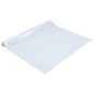 vidaXL Lámina de ventana esmerilada PVC blanco transparente 45x1000 cm vidaXL Lámina de ventana esmerilada PVC blanco transparente 45x1000 cm