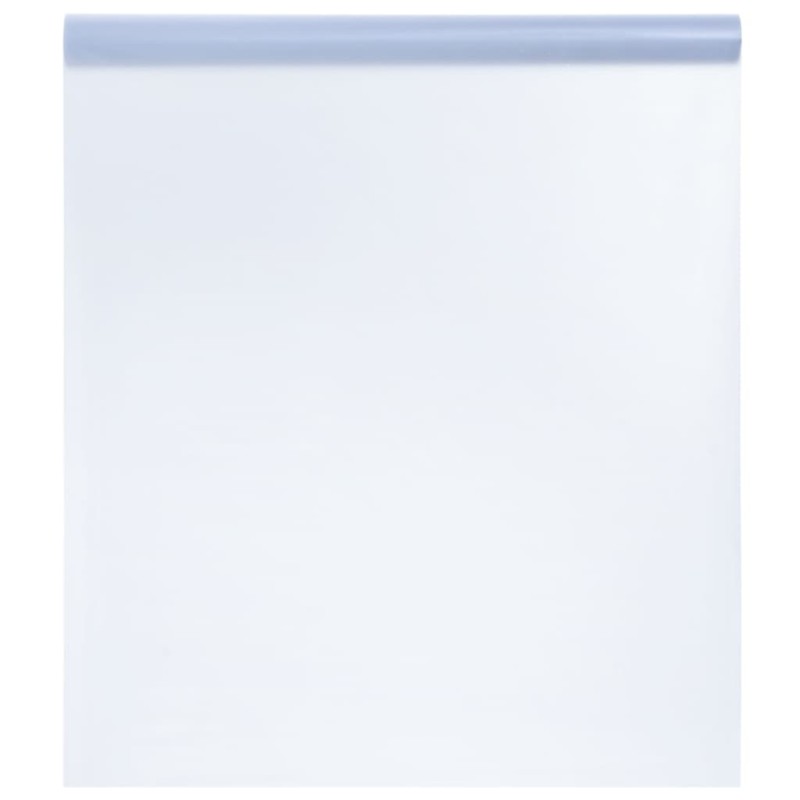 vidaXL Lámina de ventana esmerilada PVC gris transparente 90x1000 cm vidaXL Lámina de ventana esmerilada PVC gris transparente 90x1000 cm