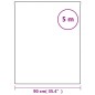 vidaXL Lámina de ventana esmerilada PVC blanco transparente 90x500 cm vidaXL Lámina de ventana esmerilada PVC blanco transparente 90x500 cm