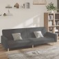 vidaXL Sofá cama de 2 plazas tela gris claro vidaXL Sofá cama de 2 plazas tela gris claro