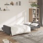 vidaXL Sofá cama de 2 plazas tela gris claro vidaXL Sofá cama de 2 plazas tela gris claro