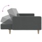 vidaXL Sofá cama de 2 plazas tela gris claro vidaXL Sofá cama de 2 plazas tela gris claro