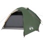 vidaXL Tienda de campaña 4 personas tafetán 185T verde 267x272x145 cm