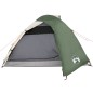 vidaXL Tienda de campaña 4 personas tafetán 185T verde 267x272x145 cm