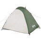 vidaXL Tienda de campaña 4 personas tafetán 185T verde 267x272x145 cm