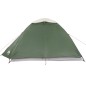 vidaXL Tienda de campaña 4 personas tafetán 185T verde 267x272x145 cm