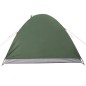 vidaXL Tienda de campaña 4 personas tafetán 185T verde 267x272x145 cm