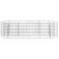 vidaXL Arriate de gaviones de hierro galvanizado 190x50x50 cm vidaXL Arriate de gaviones de hierro galvanizado 190x50x50 cm