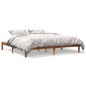 vidaXL Estructura de cama madera maciza pino marrón cera 120x200 cm vidaXL Estructura de cama madera maciza pino marrón cera 120x200 cm