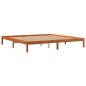 vidaXL Estructura de cama madera maciza pino marrón cera 120x200 cm vidaXL Estructura de cama madera maciza pino marrón cera 120x200 cm