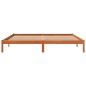 vidaXL Estructura de cama madera maciza pino marrón cera 120x200 cm vidaXL Estructura de cama madera maciza pino marrón cera 120x200 cm