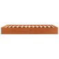 vidaXL Estructura de cama madera maciza pino marrón cera 100x200 cm