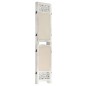 vidaXL Biombo divisor de 4 paneles de tela color crema 140x165 cm vidaXL Biombo divisor de 4 paneles de tela color crema 140x165 cm