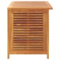 vidaXL Caja de almacenaje de jardín madera maciza acacia 90x50x56 cm
