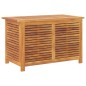 vidaXL Caja de almacenaje de jardín madera maciza acacia 90x50x56 cm