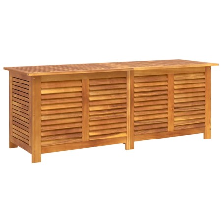 vidaXL Caja de almacenaje de jardín madera maciza acacia 150x50x56 cm