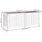 vidaXL Caja de almacenaje de jardín madera maciza acacia 150x50x56 cm vidaXL Caja de almacenaje de jardín madera maciza acacia 150x50x56 cm