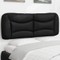 vidaXL Cabecero de cama acolchado cuero sintético negro 140 cm vidaXL Cabecero de cama acolchado cuero sintético negro 140 cm