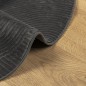 vidaXL Alfombra de pelo corto look escandinavo IZA antracita Ø 120 cm