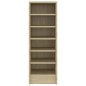 vidaXL Mueble zapatero madera contrachapada roble Sonoma 31,5x35x90 cm vidaXL Mueble zapatero madera contrachapada roble Sonoma 31,5x35x90 cm