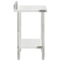 vidaXL Mesa trabajo cocina y salpicadero acero inoxidable 82,5x55x93cm vidaXL Mesa trabajo cocina y salpicadero acero inoxidable 82,5x55x93cm