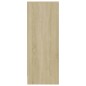 vidaXL Mueble zapatero madera contrachapada roble Sonoma 31,5x35x90 cm vidaXL Mueble zapatero madera contrachapada roble Sonoma 31,5x35x90 cm