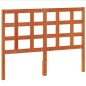 vidaXL Cabecero de cama madera maciza de pino marrón cera 135 cm vidaXL Cabecero de cama madera maciza de pino marrón cera 135 cm