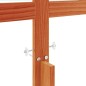 vidaXL Cabecero de cama madera maciza de pino marrón cera 135 cm vidaXL Cabecero de cama madera maciza de pino marrón cera 135 cm
