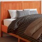 vidaXL Cabecero de cama madera maciza de pino marrón cera 150 cm vidaXL Cabecero de cama madera maciza de pino marrón cera 150 cm