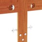 vidaXL Cabecero de cama madera maciza de pino marrón cera 150 cm vidaXL Cabecero de cama madera maciza de pino marrón cera 150 cm