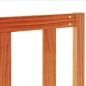 vidaXL Cabecero de cama madera maciza de pino marrón cera 160 cm vidaXL Cabecero de cama madera maciza de pino marrón cera 160 cm