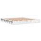 vidaXL Estructura de cama madera maciza de pino blanco 180x200 cm vidaXL Estructura de cama madera maciza de pino blanco 180x200 cm