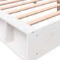 vidaXL Estructura de cama madera maciza de pino blanco 180x200 cm vidaXL Estructura de cama madera maciza de pino blanco 180x200 cm