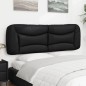 vidaXL Cabecero de cama acolchado cuero sintético negro 160 cm vidaXL Cabecero de cama acolchado cuero sintético negro 160 cm
