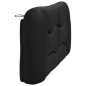 vidaXL Cabecero de cama acolchado cuero sintético negro 160 cm vidaXL Cabecero de cama acolchado cuero sintético negro 160 cm