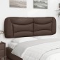 vidaXL Cabecero de cama acolchado cuero sintético marrón 160 cm vidaXL Cabecero de cama acolchado cuero sintético marrón 160 cm
