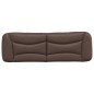 vidaXL Cabecero de cama acolchado cuero sintético marrón 160 cm vidaXL Cabecero de cama acolchado cuero sintético marrón 160 cm