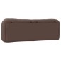 vidaXL Cabecero de cama acolchado cuero sintético marrón 160 cm vidaXL Cabecero de cama acolchado cuero sintético marrón 160 cm