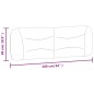vidaXL Cabecero de cama acolchado cuero sintético marrón 160 cm vidaXL Cabecero de cama acolchado cuero sintético marrón 160 cm
