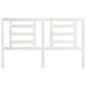vidaXL Cabecero de cama madera maciza de pino blanco 166x4x100 cm vidaXL Cabecero de cama madera maciza de pino blanco 166x4x100 cm