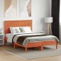 vidaXL Cabecero de cama madera maciza de pino marrón cera 120 cm vidaXL Cabecero de cama madera maciza de pino marrón cera 120 cm