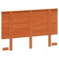 vidaXL Cabecero de cama madera maciza de pino marrón cera 120 cm vidaXL Cabecero de cama madera maciza de pino marrón cera 120 cm