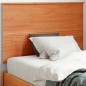 vidaXL Cabecero de cama madera maciza de pino marrón cera 90 cm vidaXL Cabecero de cama madera maciza de pino marrón cera 90 cm
